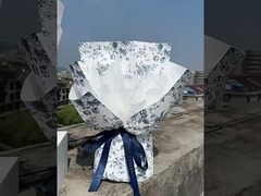 Retro papier do pakowania kwiatów, bukiet świeżych kwiatów, popularny papier do pakowania wodoodporny, kwiatowy