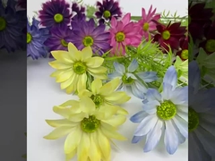 Symulacja letniej chryzantemy, układ kwiatów, zdjęcia ślubne, dekoracja ogrodu