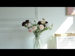 Wysokiej klasy w stylu nordyckim, z trzema głowami w kształcie tysiąca lotosu, sztuczny kwiat, dom, salon.