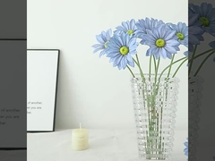 Trzy kawałki sztucznej jedwabianej tkaniny wykonanej z letniego chryzantemu sztuczne kwiaty do domowego wesela