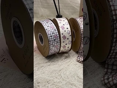 4.0cm Cute Cartoon Anime Drukowana wstążka Pudełka podarunkowa Opakowanie Łuk DIY Dziecięce ciasto Dekoracyjna wstążka