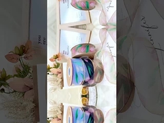 Nowy online koreański wstążek Tulip Śnieg Jedwab wstążka Kwiat opakowania akcesoria włosy Łuk odzież wstążka