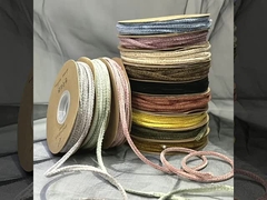 5mm koreańskie, urocza pluszowa wstążka.