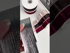 Złote i srebrne paski ciepło-stampujące błyszcząca powierzchnia wstążka