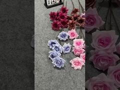 Fake Flower Simulation Flower 6 Head Rose Bundle Dom Dekoracja salonu Fotografia Rekwizyty Weddi