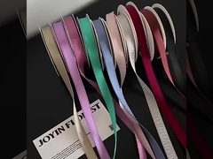 1.5cm błyszcząca aksamitna wstążka