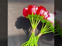 Symulacja 7-głowej róży hurtowej Imperial Concubine Rose Handheld Rose Bundle Home Furniture Hotel