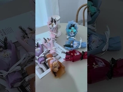 Mini mały bukiet kwiatów Święta Bożego Narodzenia i Walentynki róża mydło kwiat pudełko prezentów do dopasowania ślub s