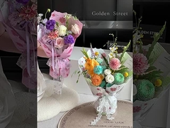 Festiwal Kwiatów Tekstura liści Papier opakowaniowy kwiatów