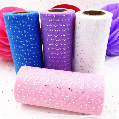 kupować Wzorzec błyszczący Organza Roll Tkanina 100Y Długość Idealna do projektów rzemieślniczych online manufacture