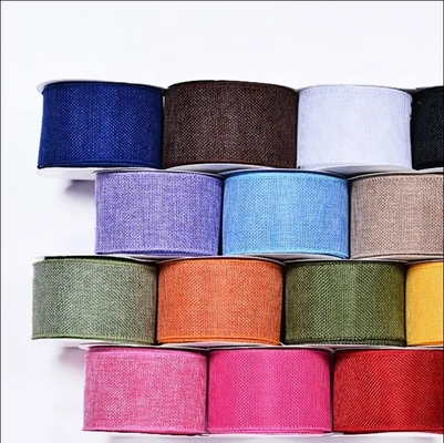 kupować Rolowanie wstążek z przewodowej sznurówki do opakowania prezentów w 63 mm 10 yardów online manufacture
