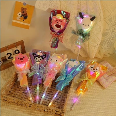 kupować Dziecinny kreskówka Flash Fairy Wand bukiet z świecącymi zabawkami Płaszcz 10x32cm online manufacture