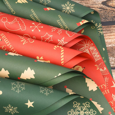 kupować Wodaodporny papier opakowaniowy z okazji Świąt Bożego Narodzenia do bukietów róż produkcja online