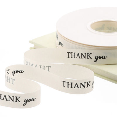 kupować Sprzedaż hurtowa poliestrowa bawełna ryż biała wstążka angielska opakowanie kwiatowe wstążka angielska wstążka sklep z kwiatami bukiet wstążka poliestrowa produkcja online