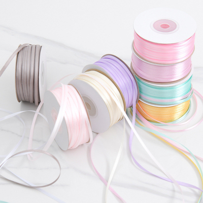 kupować Dekoracja tortu urodzinowego 0,3cm wstążka z łuku wykonana ręcznie DIY bukiet kwiatowy torba kwiatowa pudełko podarunkowe opakowanie wstążka online manufacture