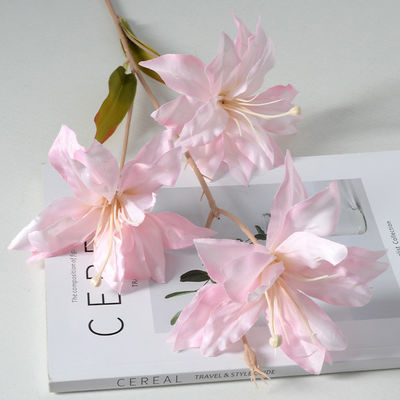 kupować Tkanina jedwabna lilia ślubna przewodnik drogowy dom dekoracja salonu sztuczny kwiat produkcja online