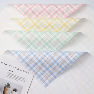 kupować Dwukolorowe szafkowane retro Ouya papier owinięty kwiat papieru szafkowane opakowania kwiatowe prezent bukiet papier opakowaniowy hurtowy materiały online manufacture
