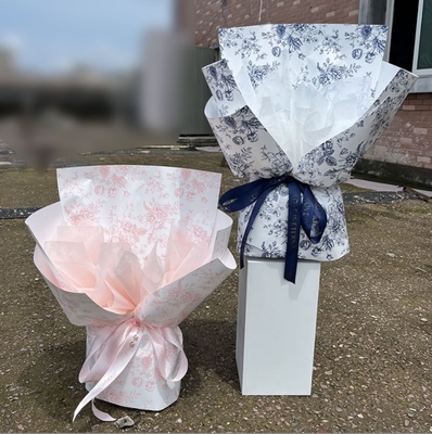 kupować Retro papier do pakowania kwiatów, bukiet świeżych kwiatów, popularny wodoodporny papier do pakowania, materiały kwiatowe, walentynkowa torba pojedyncza online manufacture