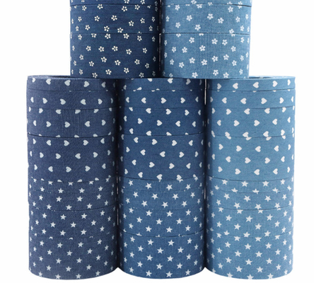 kupować Miłość/Pięciorzędna gwiazda/Mały kwiat Kowboj Pressing Strip Tkania taśmy Ręcznie DIY Łuk akcesoria włosy Klamki do włosów Materiał wstążka online manufacture
