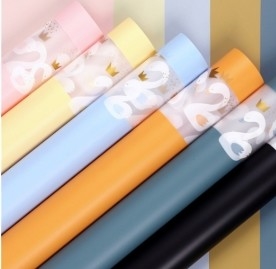 kupować Wodotwórny folie marmoladowa papier matowy papier łabędź księżniczka Norsha papier kwiatowy papier pakowy online manufacture