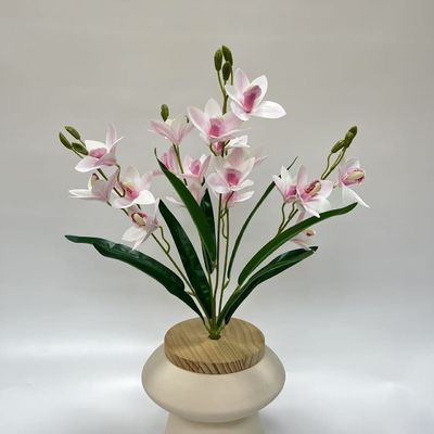 kupować Nowy produkt symulacja kwiat 5-widelcowy zestaw Huilan Pokój dzienny Dom meble Hotelowe ozdoby Fotografia Dekoracja fałszywy bukiet produkcja online