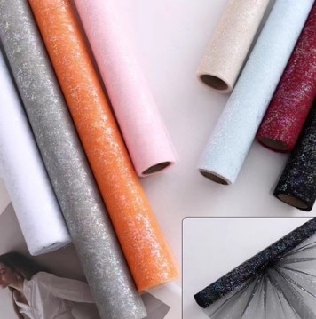 kupować Papier do pakowania kwiatów, wodoszczelny, z gazy cukrowej i kamienia błyszczącego online manufacture