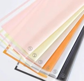 kupować Wodny lód księżyc prosty ramka OPP wodoodporny kwiatowy papier opakowaniowy online manufacture