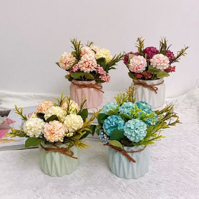 kupować Sprzedaż hurtowa kwiatów sztucznych, roślin hortenzji w doniczce, przedmiotów dekoracyjnych do salonów i jadalni, sztucznych kwiatów, roślin zielonych, roślin w doniczce i dekoracji stołowych produkcja online