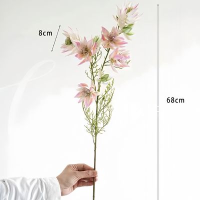 kupować Symulowane zaczerwienienie kwiatów panny młodej, dekoracja ślubna, transgraniczna dostawa fałszywych kwiatów, hurtowa sprzedaż dekoracji domu, strzelanina produkcja online