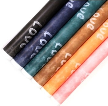 kupować Papier Nuosha Love No Trace wodoodporny Kwiatowy Papier Opakowaniowy online manufacture