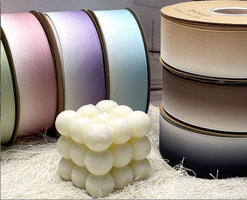 kupować Nowy gradient 1,0 cm wstążka Akcesoria do ubrań Łuk DIY Akcesoria urodziny Kwiaty Festiwal Pudełko podarunkowe online manufacture