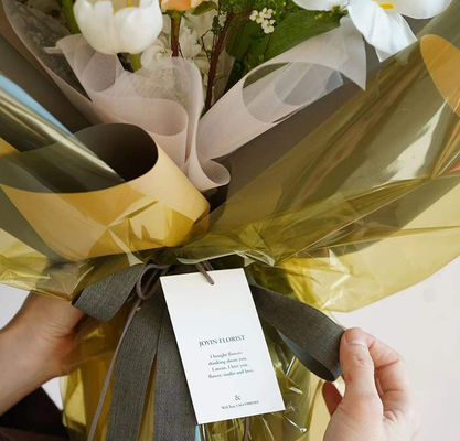 kupować Miękka lniana wstążka w stylu koreańskim w kolorze fioletowym do wiązania bukietów na Walentynki, pakowania w piekarniach i kwiaciarniach, materiały DIY produkcja online