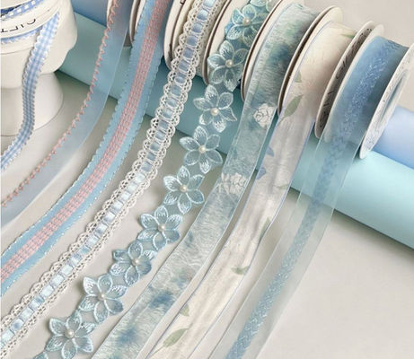 kupować Wstążka satynowa 3cm/2m do świeżych kwiatów, kokarda dekoracyjna, pasek ozdobny, aranżacja kwiatowa, ręcznie robione materiały do pakowania DIY, nadające się do prania produkcja online