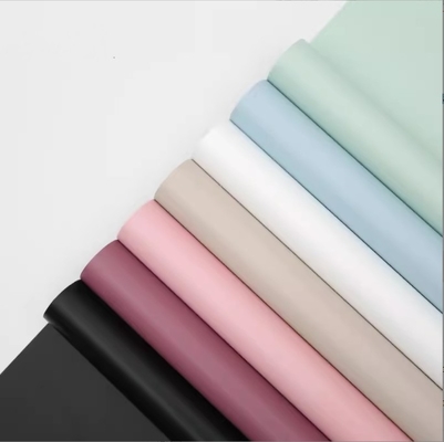 kupować Poranna Mgła Jednokolorowa Gładka w Dotyku Wodoodporna Matowa Folia Papier do Pakowania Bukietów Kwiatowych, Sztuka Kwiatowa, Rolka, Świeże Kwiaty online manufacture