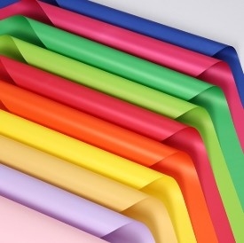 kupować Dwukolorowy papier do pakowania kwiatów z motywem kwiatowym i dopaminą, dwustronny BOPP w wielu kolorach online manufacture