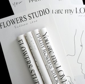kupować 57*57cm Ins Simple Internet Celebrity Paper Waterproof Floral Flower Packaging Paper Czas dostawy 30-45Dni online manufacture