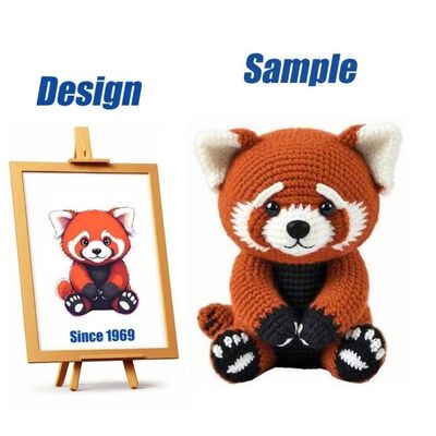 kupować Płytkowane zabawki, wypełnione poduszki, na zamówienie, Płaszcz, uroczy Amigurumi, panda, wypełnione Płaszcz, dzikie zwierzęta, zabawki, panda, dziurka, lalka produkcja online