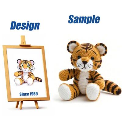 kupować Niestandardowa Amigurumi Crochet Plush Toy, OEM 11-30cm Soft Stuffed Toy z certyfikatami CE/EN71/CPC/ASTM produkcja online