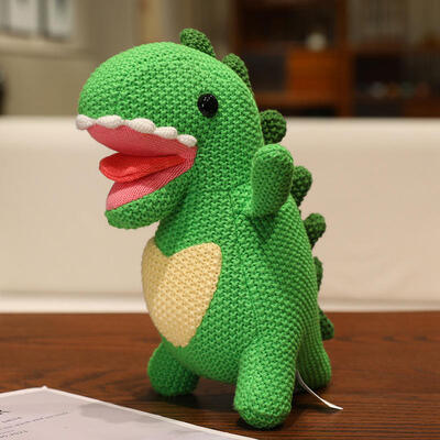 kupować OEM ODM Niestandardowe zapięte zabawki hurtowe Amigurumi Niedźwiedź Teddy Dinosaur Płaszcz lalka dziecięca wiórowana wypełniona zabawki zwierzęce produkcja online