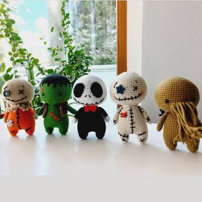 kupować Nowy produkt 10 cm Ręcznie wykonane Pucharowe zabawki Słodkie mini Halloween Świąteczne Pucharowe lalki bawełniane tkanina PP bawełna na imprezę produkcja online