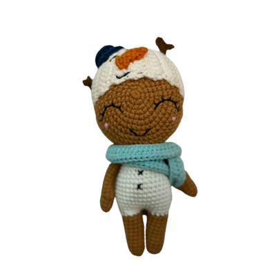 kupować Modna lalka na haczyk Kolekcja Amigurumi Ręcznie wykonana Mini Pucharowa Zestaw zabawki wypełniony Peg Baiana lalka dla dziewczyn produkcja online