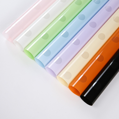 kupować Wydrążony przezroczysty papier do pakowania kwiaciarni OPP o grubości 0,035 mm z tworzywa sztucznego online manufacture