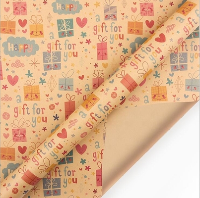 kupować Wielofunkcyjna brązowa rolka papieru do pakowania prezentów świątecznych Kraft 50X70 CM online manufacture