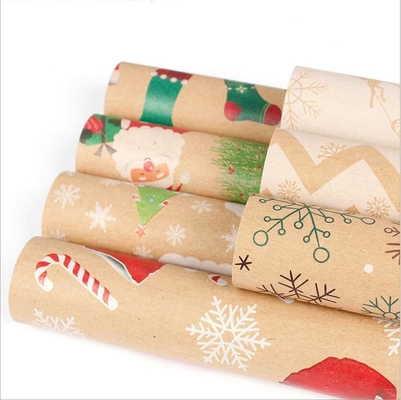 kupować Arkusze papieru do pakowania prezentów o gramaturze 80 g / m2 50 cm * 70 cm Wiele nowych wzorów online manufacture