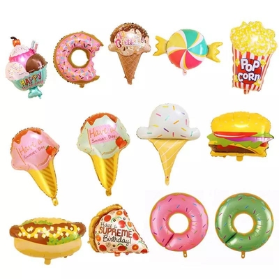 Dobra cena. Hurtownia Balonów Deserowych Birthday Party Wall Dzieci Zabawki Lody Pączki Cukierki Balony Foliowe w Internecie