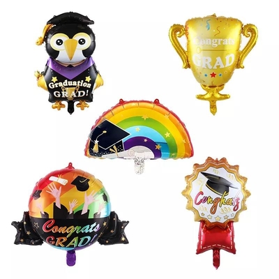 Dobra cena. Trofeum Graduation Wybitny Medal Studenta Dzięcioła Balon foliowy w kształcie tęczy w Internecie