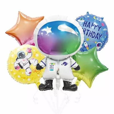 Dobra cena. Balony foliowe z motywem kosmosu Astronauta Spaceman Zestaw Globos do dekoracji w Internecie