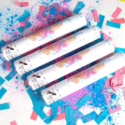 Dobra cena. Hurtownia Confetti Powder Cannon Płeć Reveal Party Supplies Popper-dym w proszku i pałeczki konfetti Armaty w Internecie