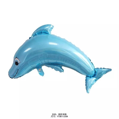Dobra cena. Hurtowa gorąca sprzedaż cartoon delfin party balony foliowe z helem na urodziny lub festiwal! w Internecie