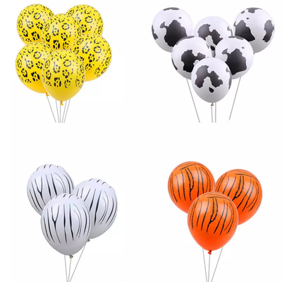 Dobra cena. Balon lateksowy o grubości 12 cali i grubości 2,8 grama z pięcioma twarzami krowy na imprezę w Internecie